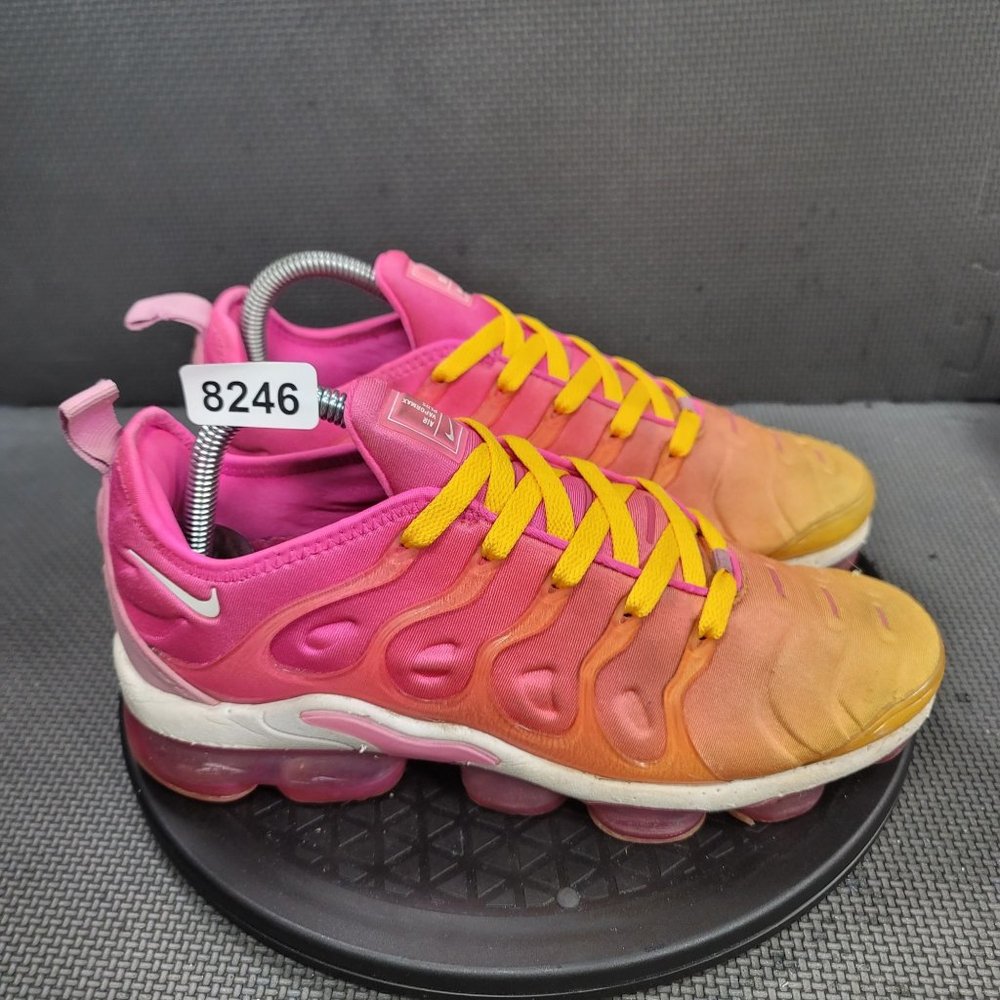 Nike Air VaporMax Plus Shoes Womens Sz 8 Summer Sunset Athletic Trainers